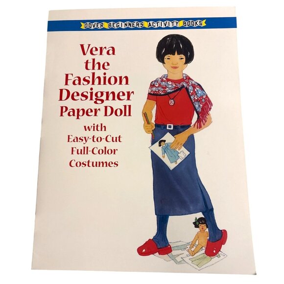Vera The Fashion Designer Paper Doll Book With Easy-To-Cut Full-Color Costume VT - Picture 5 of 5
